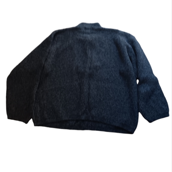 EDDIE BAUER MEN'S SIZE LARGE GRAY 100% COTTON SWEATER - Picture 4 of 4